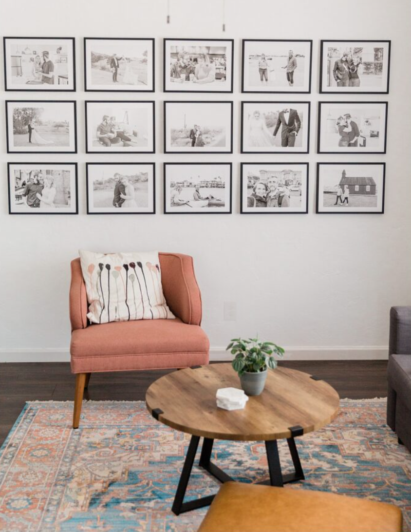 Honest Mixtiles Review - Our Living Room Gallery Wall