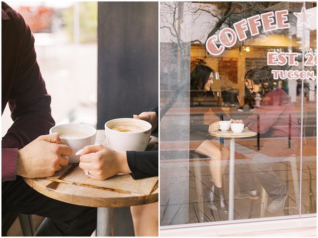 downtown tucson engagement session