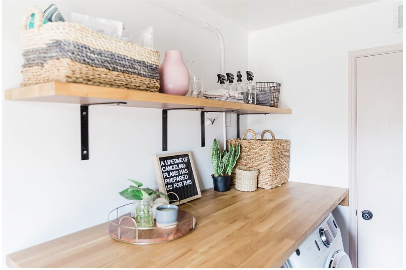 mud room reveal